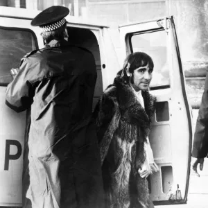 Keith Moon, drummer of The Who October 1975 could not take off from Glasgow or