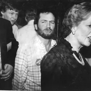 Kenny Everett and Margaret Thatcher at UK Conservative Party Convention