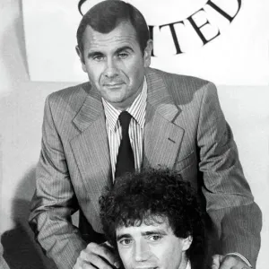 Kevin Keegan signs for Newcastle United watch by manager Arthur Cox