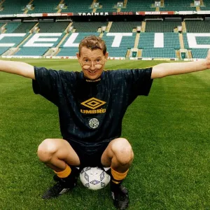 Kevin Kennedy actor Curly Watts at Celtic Park - June 1997