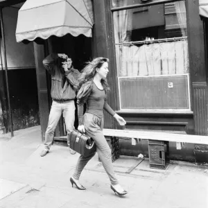 Koo Stark, Actress out and about in London, Friday 3rd June 1983