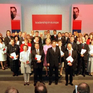 The Labour Party European Election Manifesto May1999. Tony Blair stood with 80