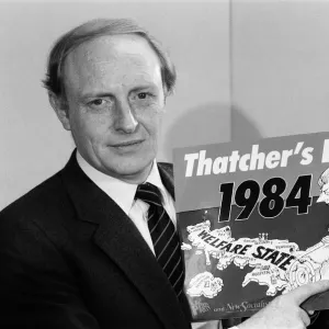 Leader of the Labour Party Neil Kinnock launches "Thatchers Britain"