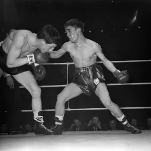 Lennie The Lion Williams v Frankie The Tiger Taylor April 1963 Featherweight Boxing