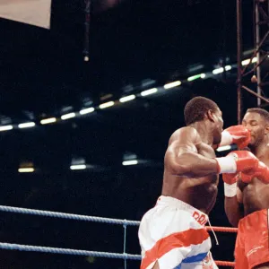 Lennox Lewis vs. Frank Bruno at the National Stadium, Cardiff Arms Park