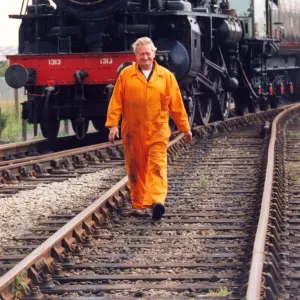 Les Ferguson from the Stephenson Railway Museum, Silverlink, North Shields