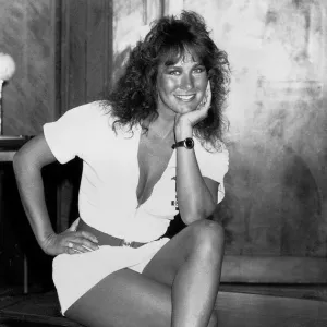 Linda Lusardi Model dressed as a Nurse for her part in "Doctor on the Boil"