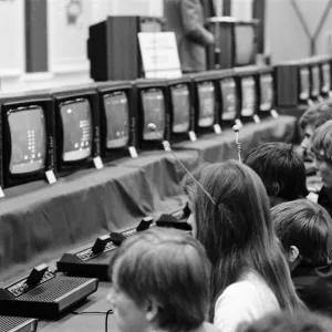 The London heats of Britains first national space invaders championships