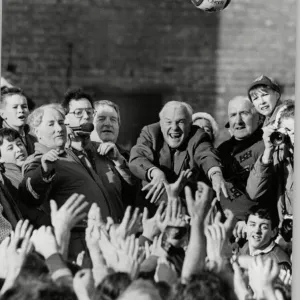 Lord Lothian starts the a Medieval football game played annually on Shrove Tuesday