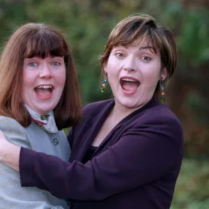 Lorriane Kelly TV Presenter May 98 GMTV presenter with Nicole Shashoua who works