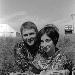 Love in a Woburn Abbey August 1967 Hippies Terry Evans and Rosemary Beddell