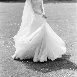 Lysette Anthony, British actress aged 18 years old, on set of new film Krull