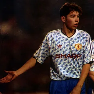 Manchester United footballer Darren Ferguson, son of manager Alex Ferguson