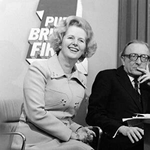 Margaret Thatcher Oct 1974 Election Press Conference