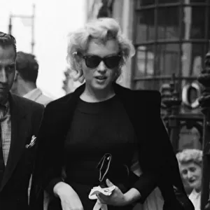 Marilyn Monroe in London July 1956