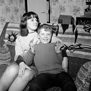 Mark Woodward, aged 8, the son of pop star Tom Jones, pictured at home in Treforest