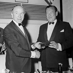 Marquis of Milford Haven with Matt Busby David Milford-Haven May 1965