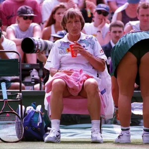 Martina Navratilova Tennis Player at Wimbledon