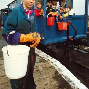 Members of the 3rd Washington (Donwell) Scouts were at Bowes Railway Museum on 27th March