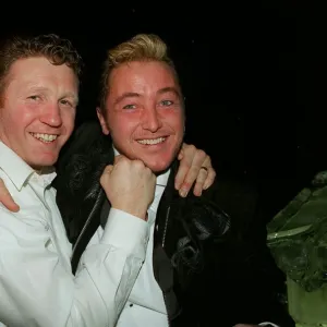 Michael Flatley Dancer March 98 With former super middleweight champion of