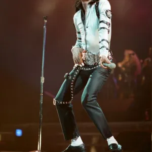 Michael Jackson in concert at Wembley. 22nd July 1988