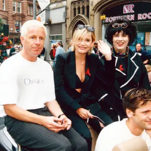 Michelle Collins at Manchester Pride. 25th August 1995