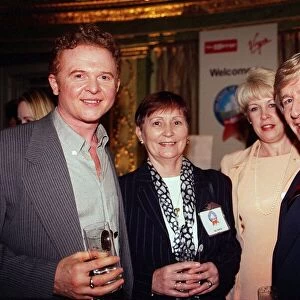 Mick Hucknall, Lady Charlton, Sarah & Bill Roache May 1999 at the Mirror Pride of