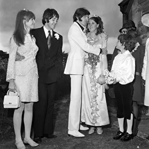 Mike McCartneys Wedding. Jane Asher, Paul McCartney