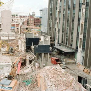 Millennium Stadium under construction. 14th July 1998