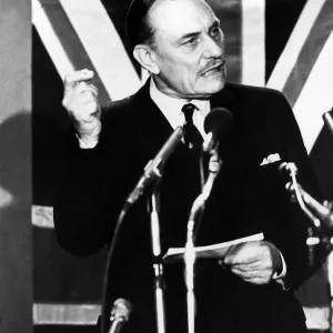 Enoch Powell Print, 5th October 1976 Political Campaign Poster