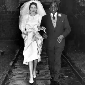Sir Learie Constantine at Gloria Turner's wedding, Print