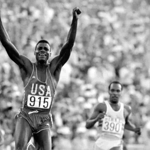 Carl Lewis 100m Final Print Carl Lewis 100m Final Print