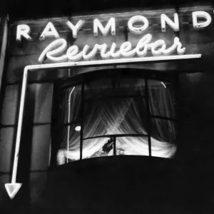 Print of the Raymond Revuebar Sign, London 1965 Print of the Raymond Revuebar Sign, London 1965