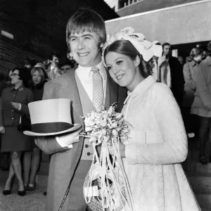 Mike Yarwood Print: A 1969 Photo of the Comedian's Wedding Day Mike Yarwood Print: A 1969 Photo of the Comedian's Wedding Day