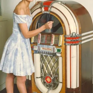 Wurlitzer Juke Box Print