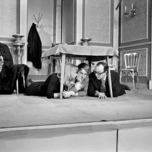 Eric Morecambe et Ernie Wise pendant les répétitions de leur spectacle. Eric Morecambe et Ernie Wise pendant les répétitions de leur spectacle.