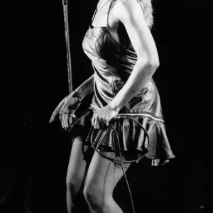 Tina Turner en concert, tournée Break Every Rule, NEC Arena, Birmingham, juin 1987. Tina Turner en concert, tournée Break Every Rule, NEC Arena, Birmingham, juin 1987.
