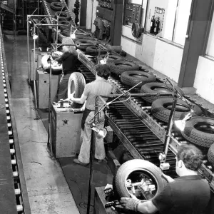 The Dunlop Tyre Plant Print 1981 The Dunlop Tyre Plant Print 1981