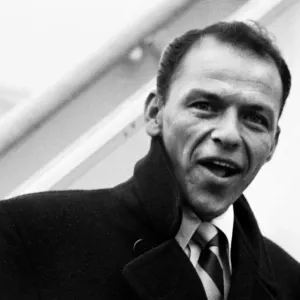 Frank Sinatra at London Airport Print, 1952 Frank Sinatra at London Airport Print, 1952