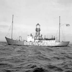 The Breaksea Lightship Print, Bristol Channel The Breaksea Lightship Print, Bristol Channel