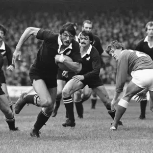 Rugby Internacional, Gales vs. Nueva Zelanda. Murray Mexted Rugby Internacional, Gales vs. Nueva Zelanda. Murray Mexted