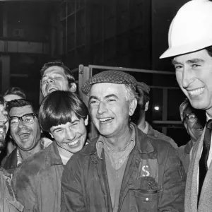 Príncipe Carlos, El Príncipe de Gales durante su visita al Norte Este 27 de noviembre de 1979. Príncipe Carlos, El Príncipe de Gales durante su visita al Norte Este 27 de noviembre de 1979.