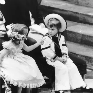Prince William at the Duke and Duchess of York's Wedding Print Prince William at the Duke and Duchess of York's Wedding Print