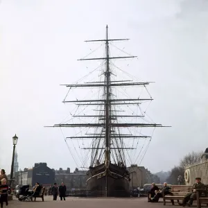 Cutty Sark Print, Greenwich London June 1967 Cutty Sark Print, Greenwich London June 1967