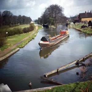 The Grand Union Canal Print, Hemel Hempstead 1948 The Grand Union Canal Print, Hemel Hempstead 1948