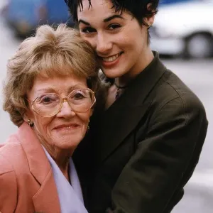Rachel Brown Print - Cadbury's Flake Girl with Mother Rachel Brown Print - Cadbury's Flake Girl with Mother