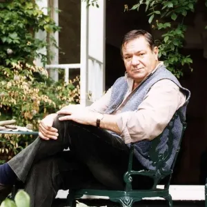 Michael Elphick Print - Actor at Home in Garden Michael Elphick Print - Actor at Home in Garden