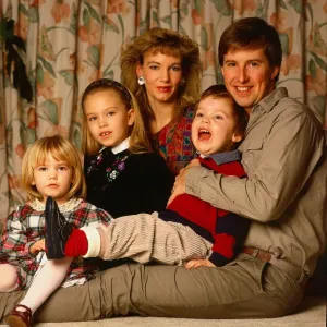 Bill McFarlane Print 1990 Family Photo Bill McFarlane Print 1990 Family Photo