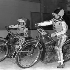 Sport Motorcycles Ice Speedway Print - Telford 1988 Sport Motorcycles Ice Speedway Print - Telford 1988