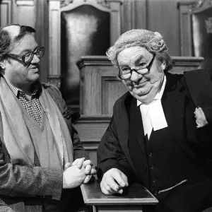 Leo Mckern with John Mortimer QC Print 29th March 1979 Leo Mckern with John Mortimer QC Print 29th March 1979